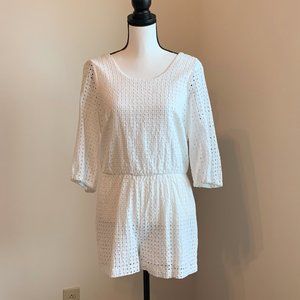 Anthropologie Women's Romper with Tie Back Detail